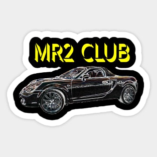 Toyota MR2 Roadster Club Sticker